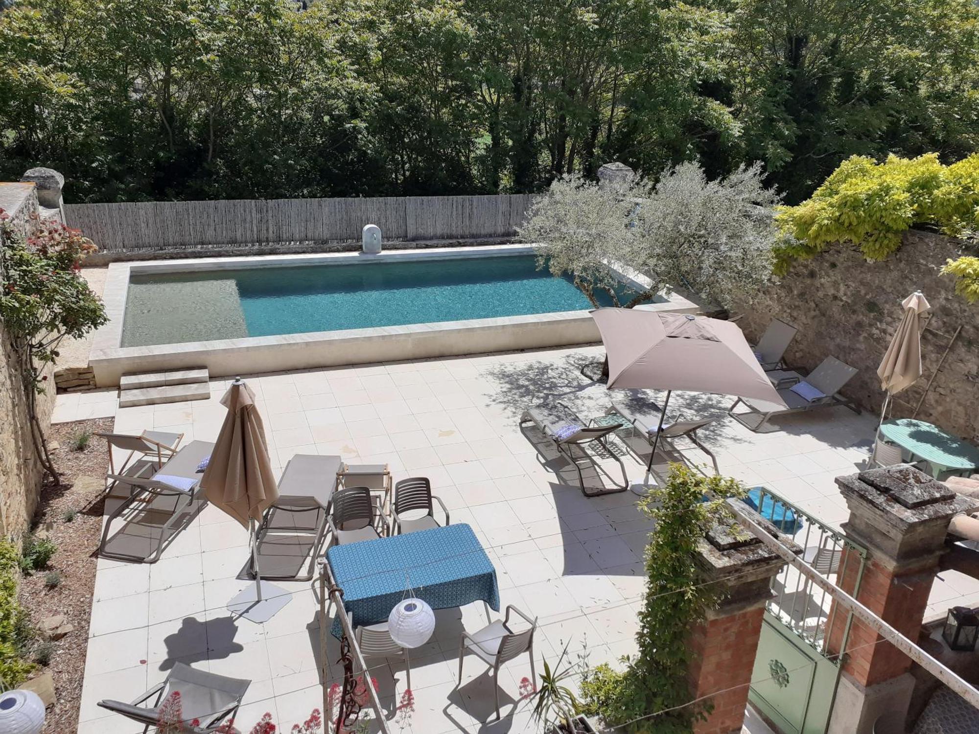 Saint-Paulet-de-Caisson 레 에토엘 드 프로방스 B&B 객실 사진